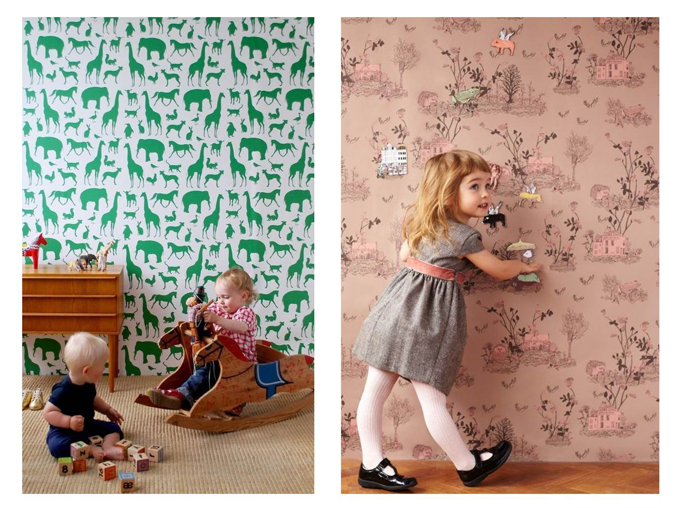 21 animals fun kids wallpaper interiors blog restless design